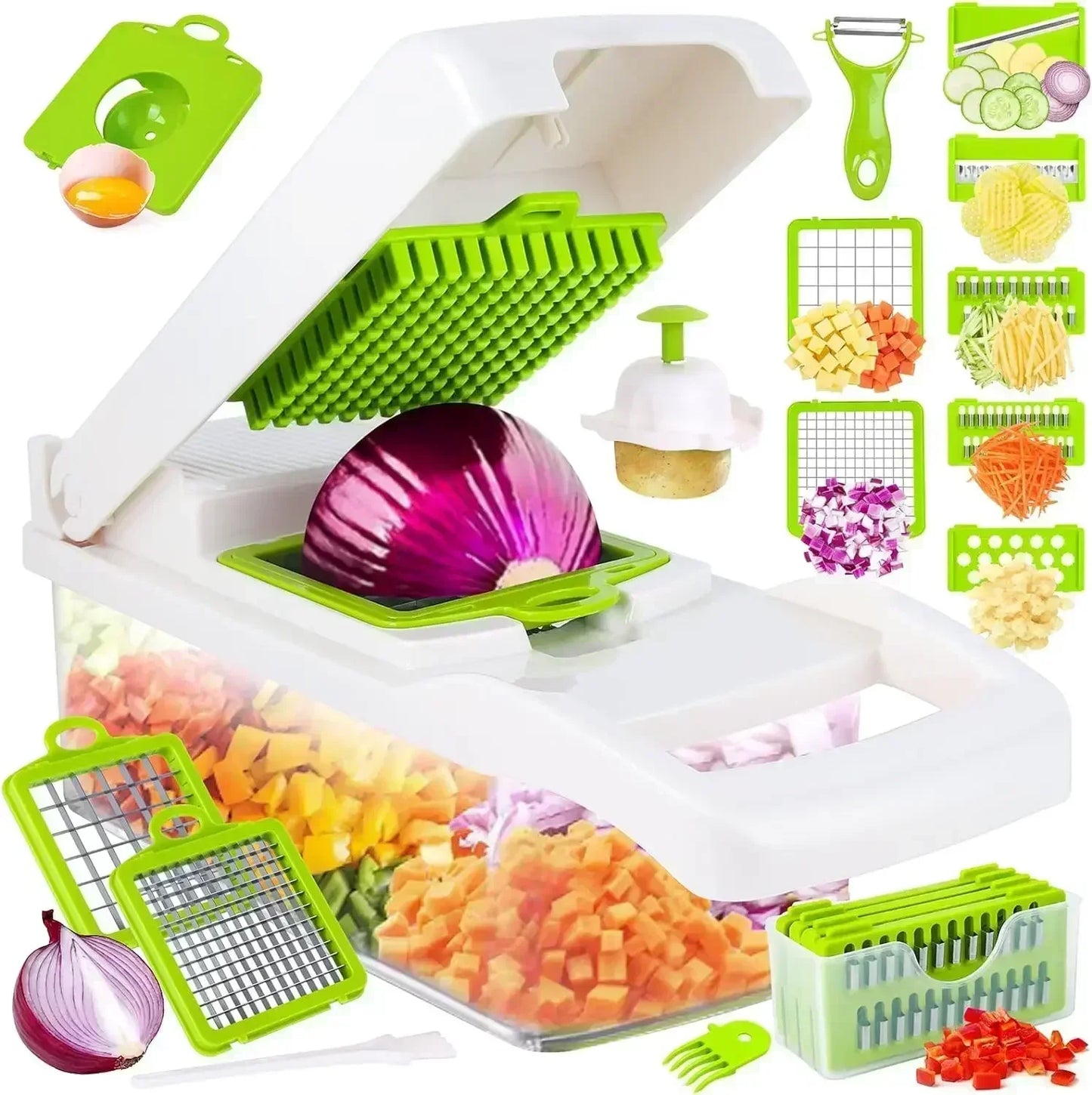 Multifunctional Vegetable Cutter Slicer 12 in 1