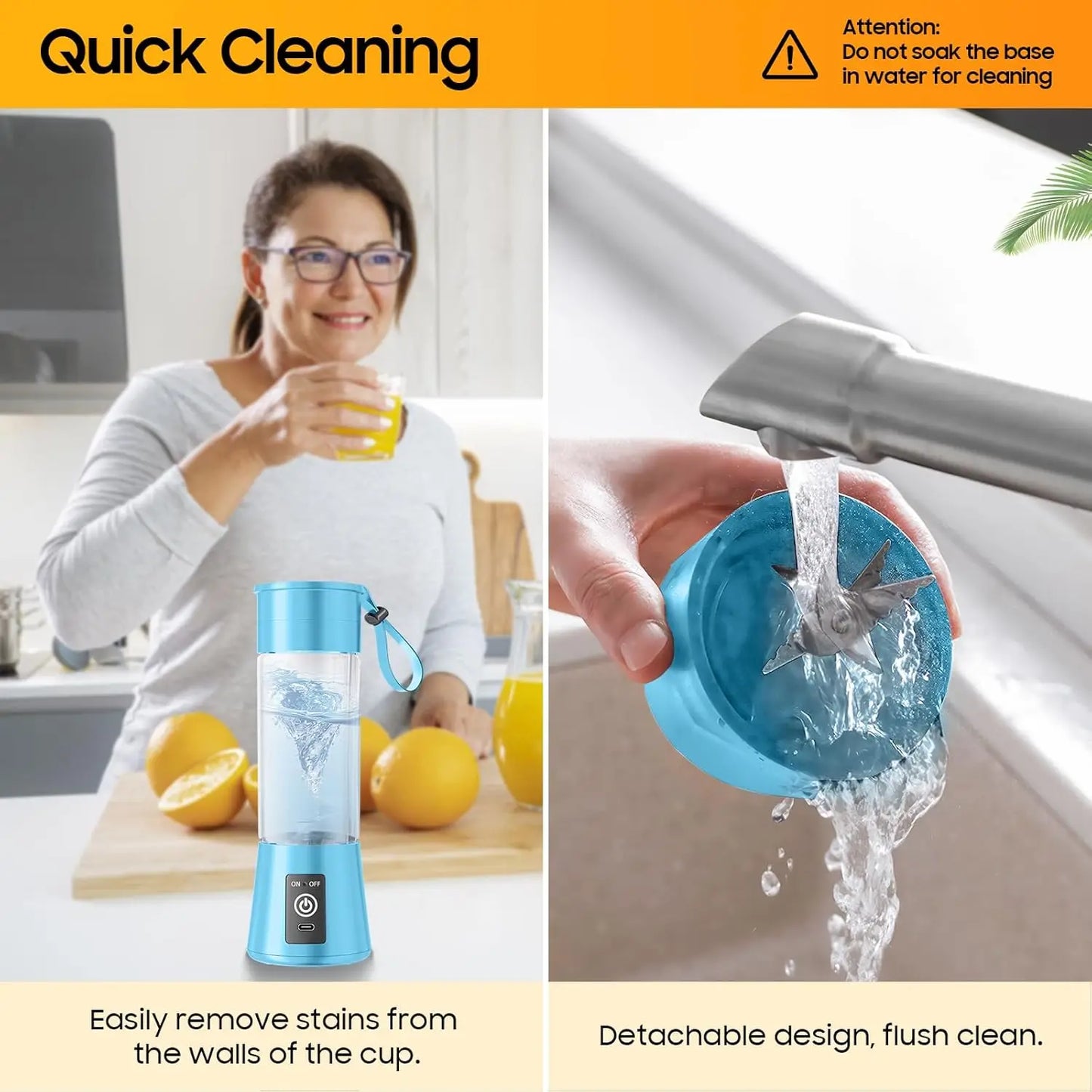 Mini Portable USB Juicer 380ML