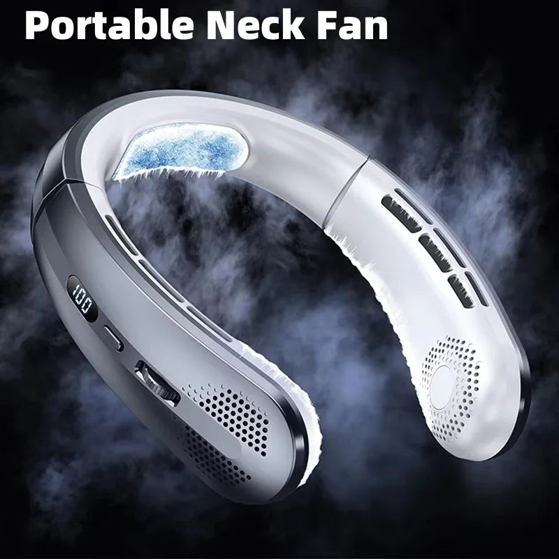 Portable Rechargeable Neck Fan 5000mAh