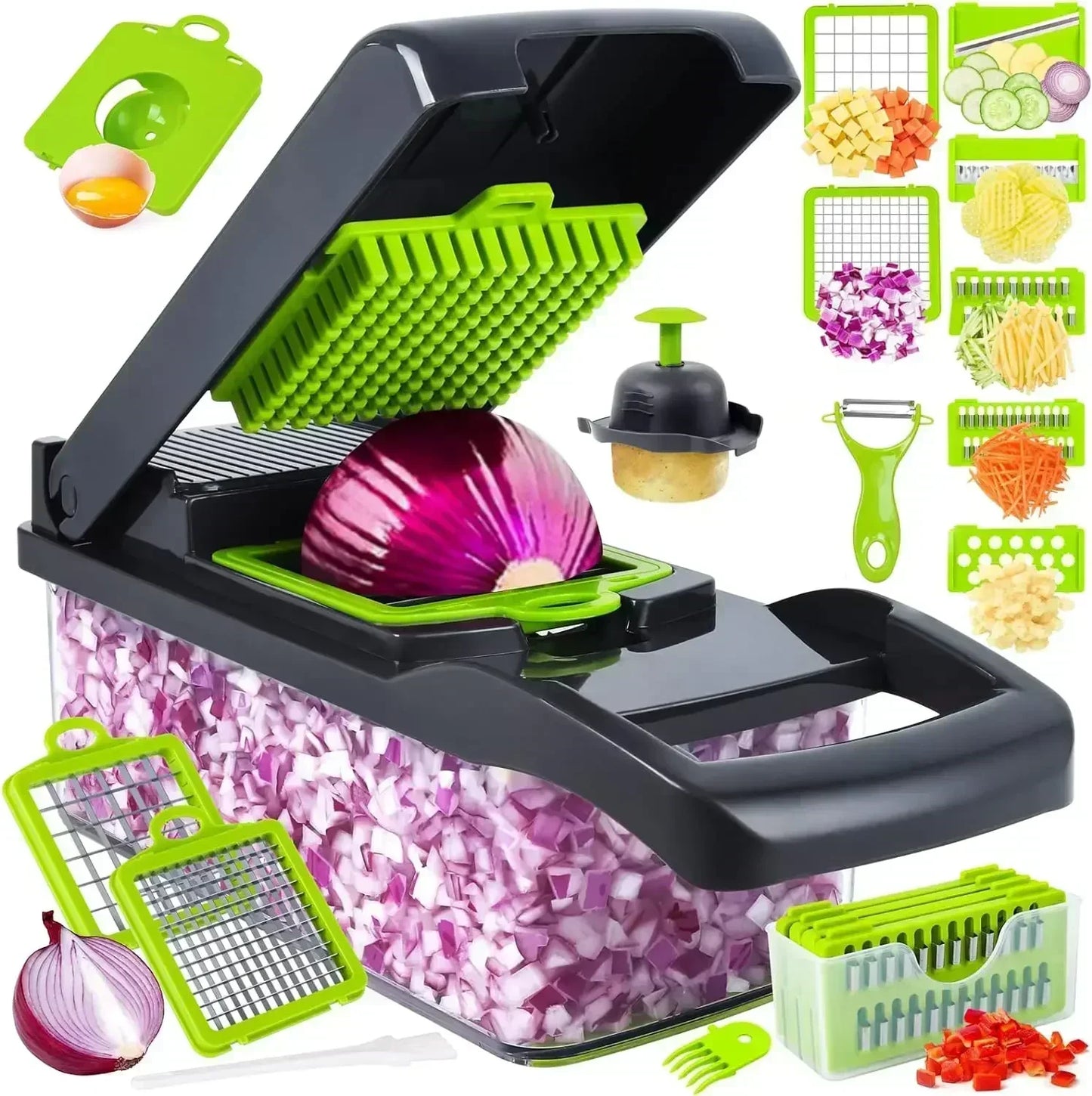 Multifunctional Vegetable Cutter Slicer 12 in 1