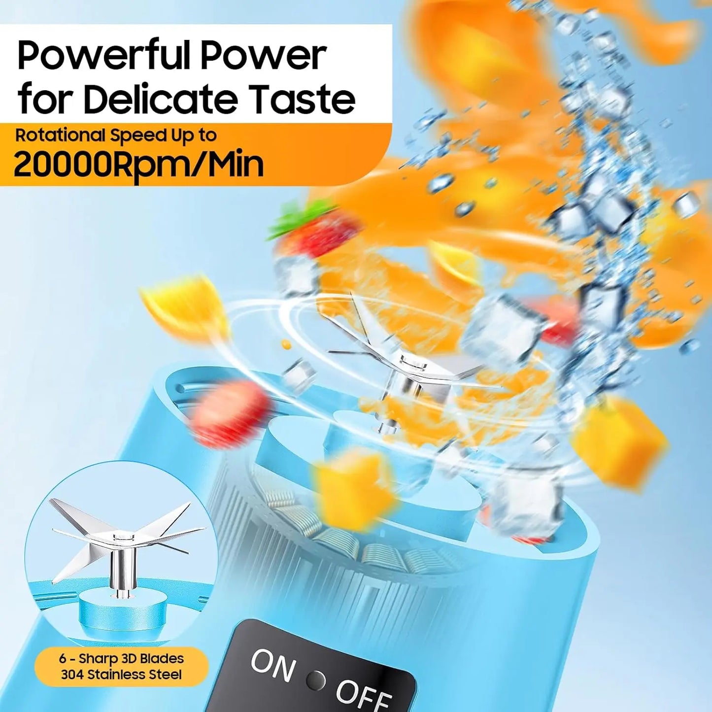 Mini Portable USB Juicer 380ML