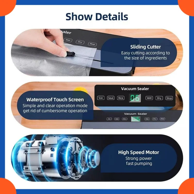 Vacuum Sealer Machine for Food Storage