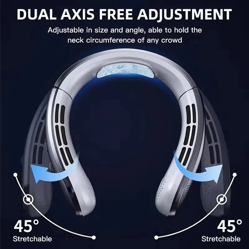 Portable Rechargeable Neck Fan 5000mAh