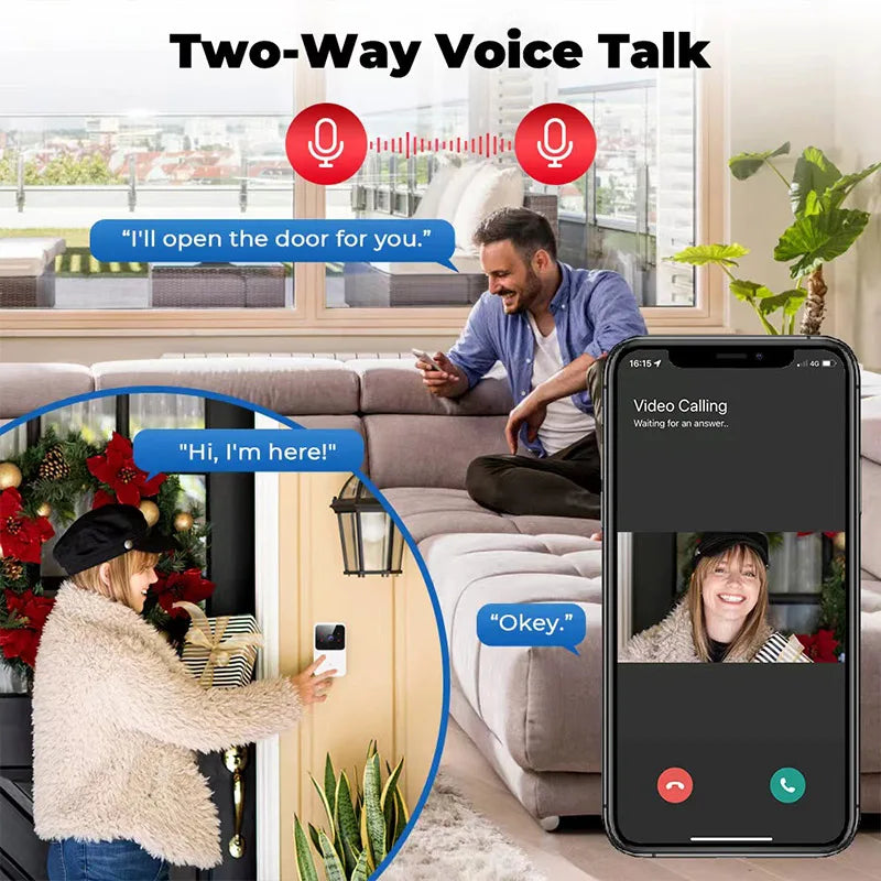 Tuya WiFi Video Doorbell Camera