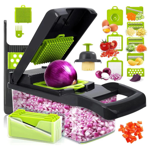 Multifunctional Vegetable Cutter Slicer 12 in 1