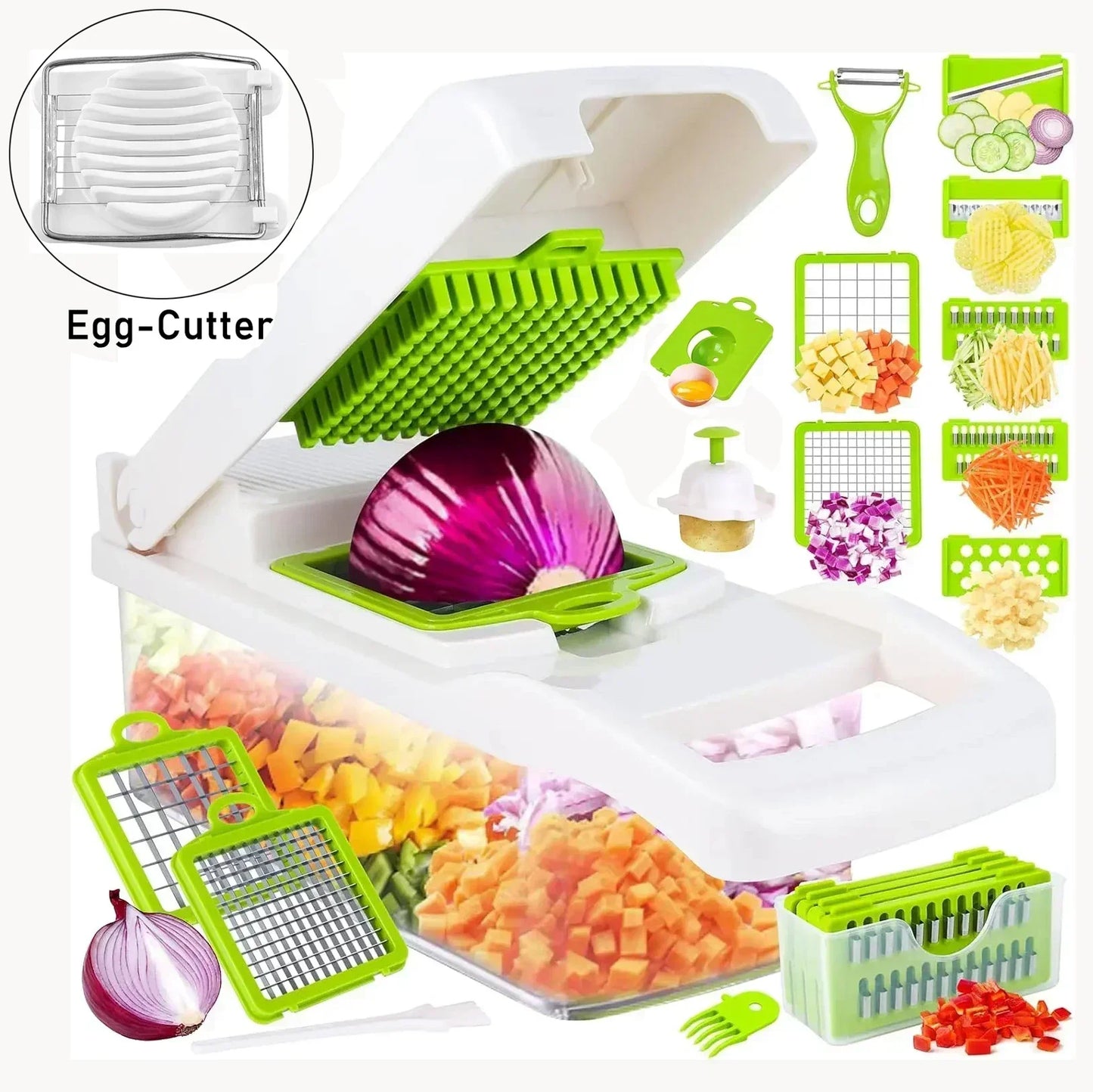 Multifunctional Vegetable Cutter Slicer 12 in 1