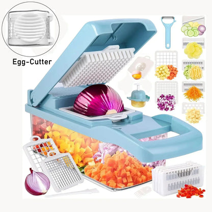 Multifunctional Vegetable Cutter Slicer 12 in 1