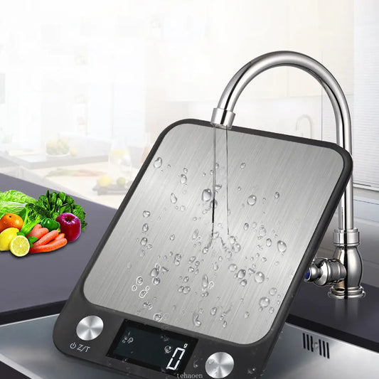 Digital Kitchen Scale 15Kg Stainless Steel