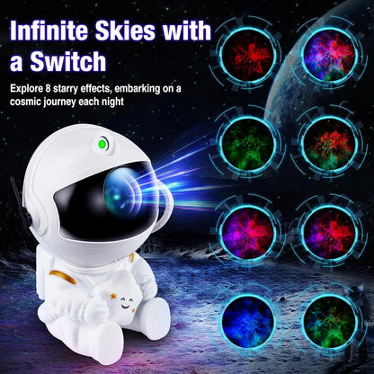 Astronaut Galaxy Projector Light