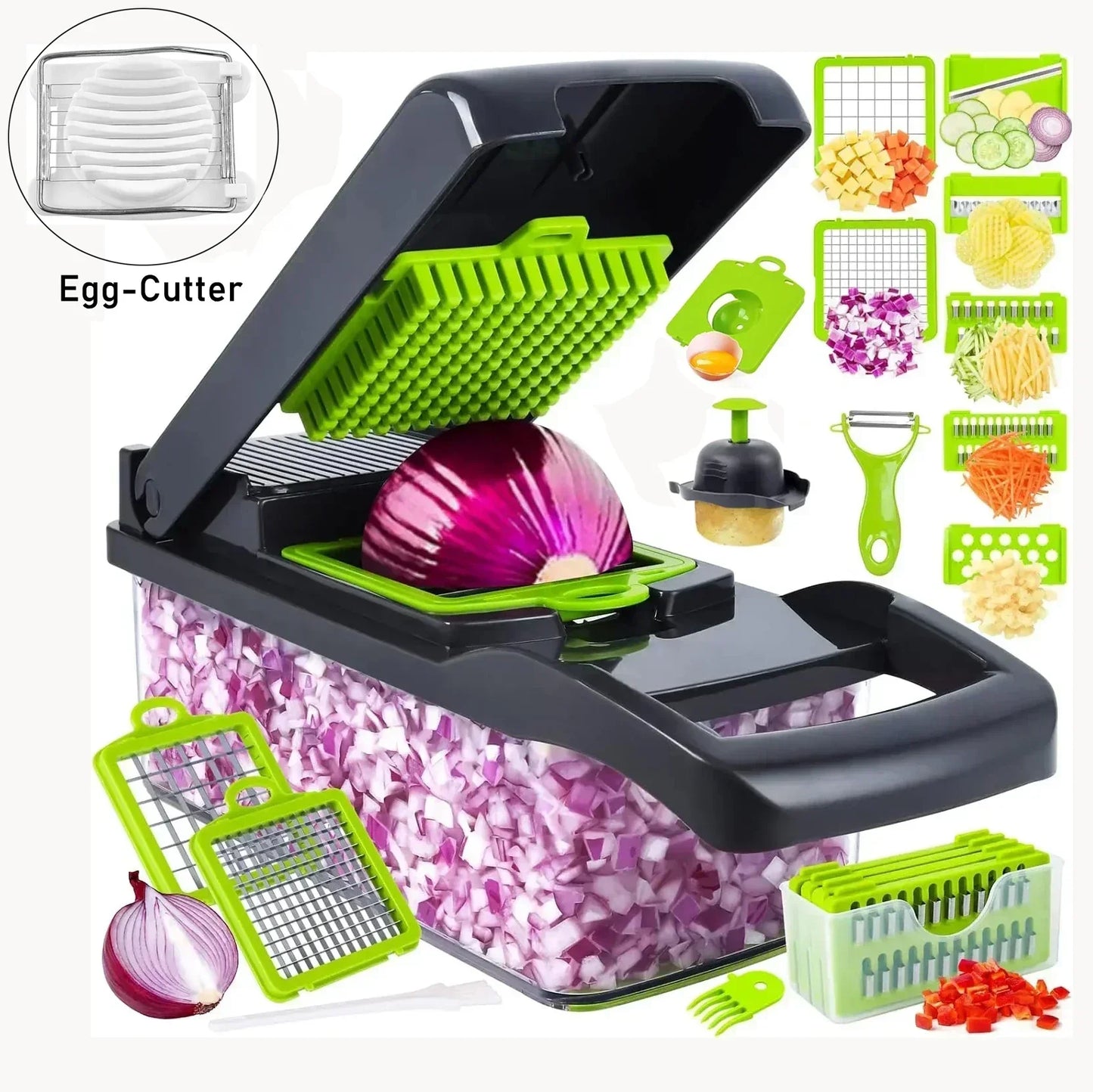 Multifunctional Vegetable Cutter Slicer 12 in 1