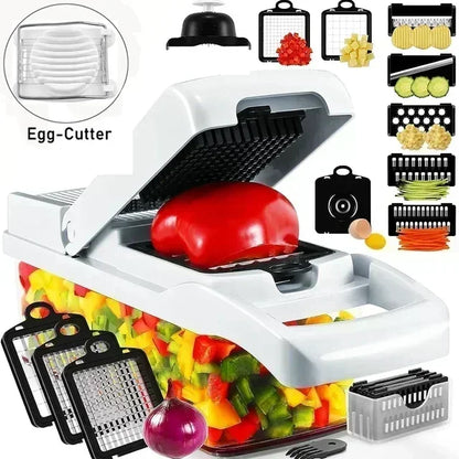 Multifunctional Vegetable Cutter Slicer 12 in 1