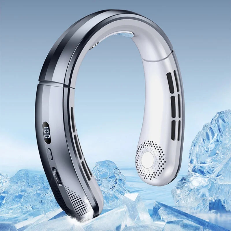 Portable Rechargeable Neck Fan 5000mAh