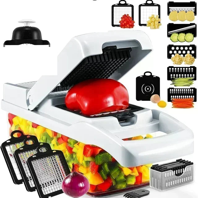 Multifunctional Vegetable Cutter Slicer 12 in 1