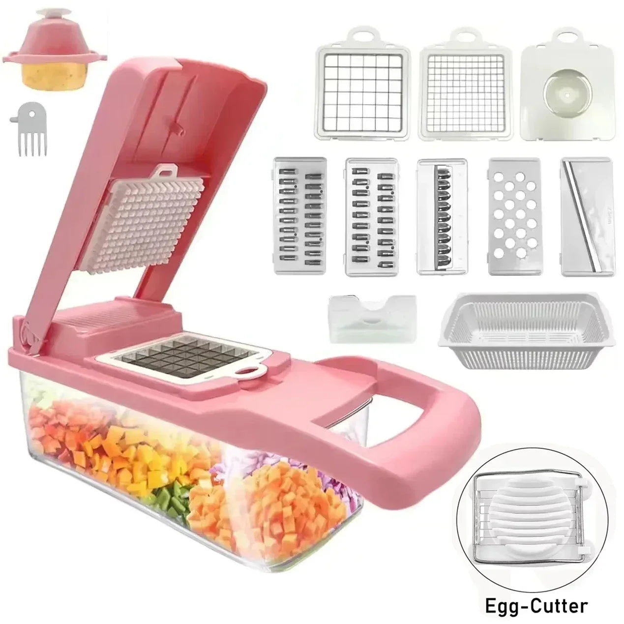 Multifunctional Vegetable Cutter Slicer 12 in 1